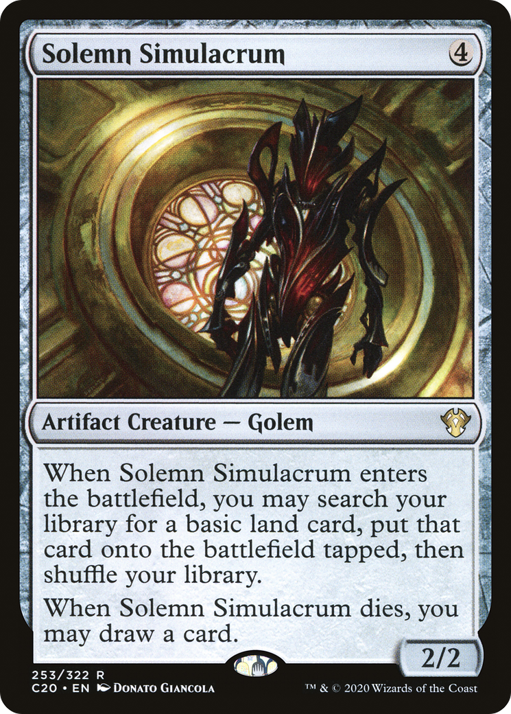 Image of Solemn Simulacrum (C20-253) - Commander 2020