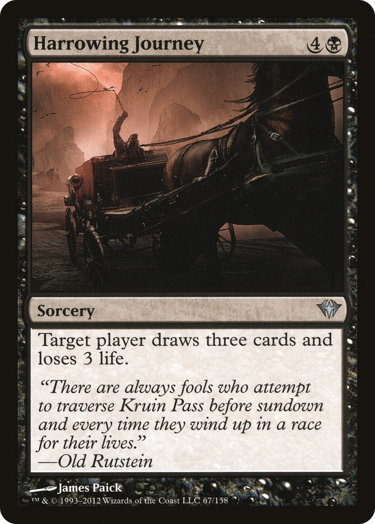 Image of Harrowing Journey (DKA-067) - Dark Ascension Foil