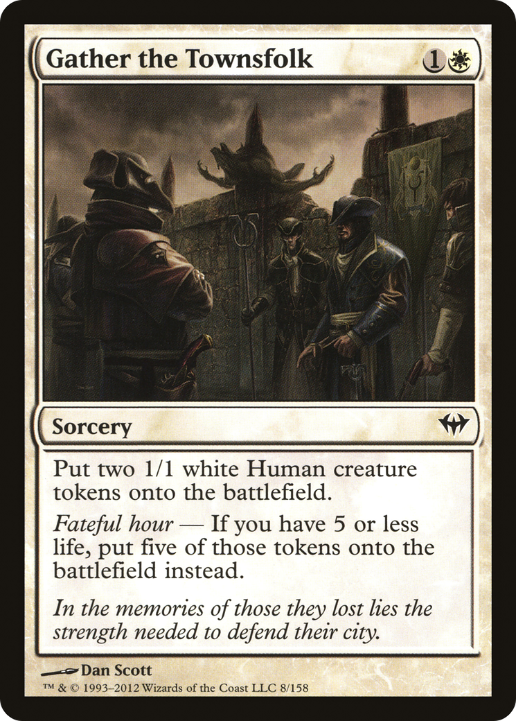 Image of Gather the Townsfolk (DKA-008) - Dark Ascension