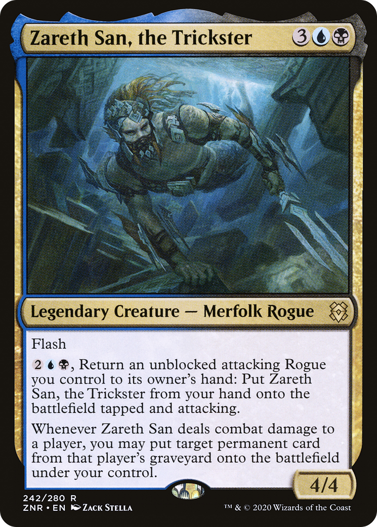 Image of Zareth San, the Trickster (ZNR-242) - Zendikar Rising Foil