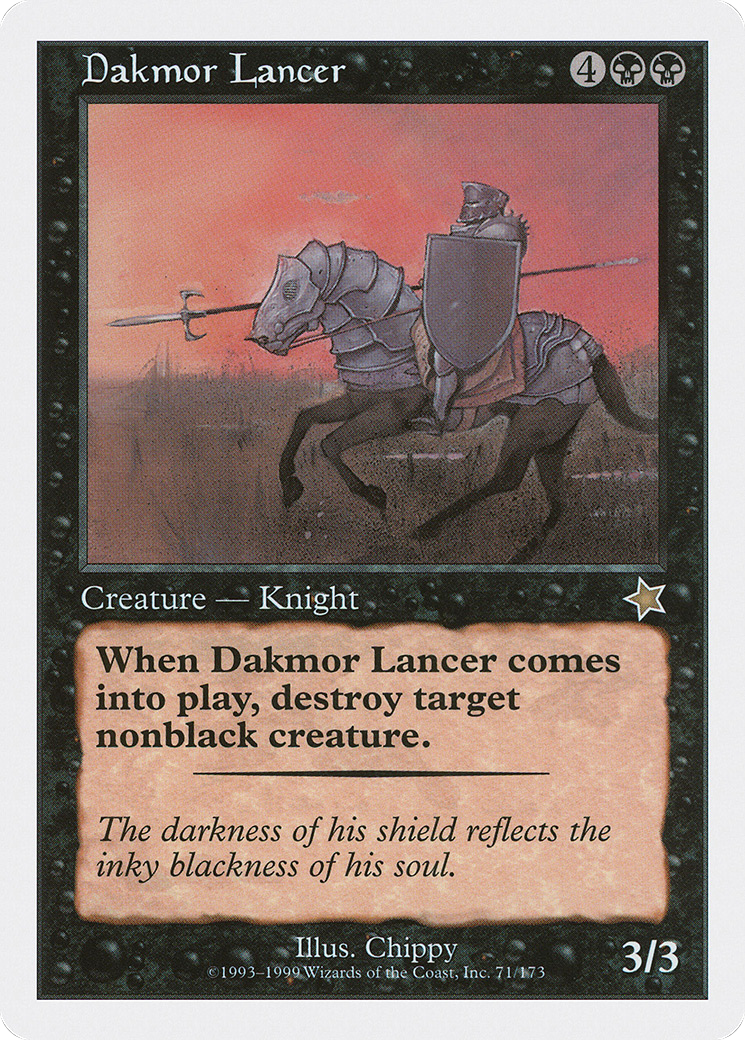 Image of Dakmor Lancer (S99-071) - Starter 1999