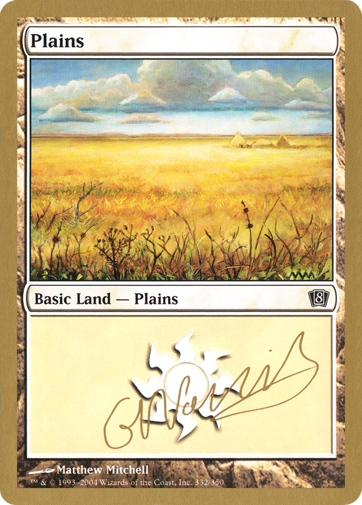 Image of Plains (332) - 2004 Gabriel Nassif (8ED) (WCD-GN332) - World Championship Decks 2004