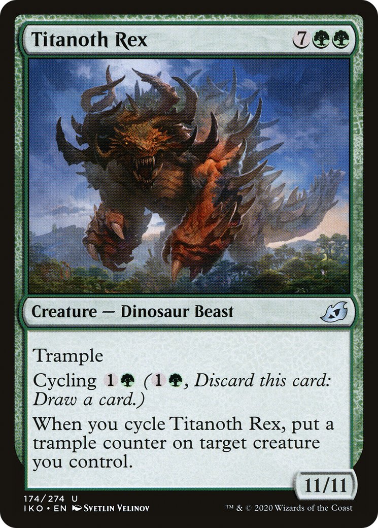 Image of Titanoth Rex (IKO-174) - Ikoria: Lair of Behemoths Foil