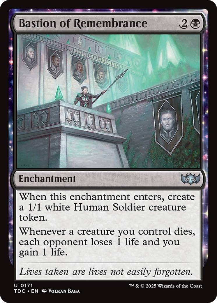 Image of Bastion of Remembrance (TDC-171) - Commander: Tarkir: Dragonstorm: (enchantment)