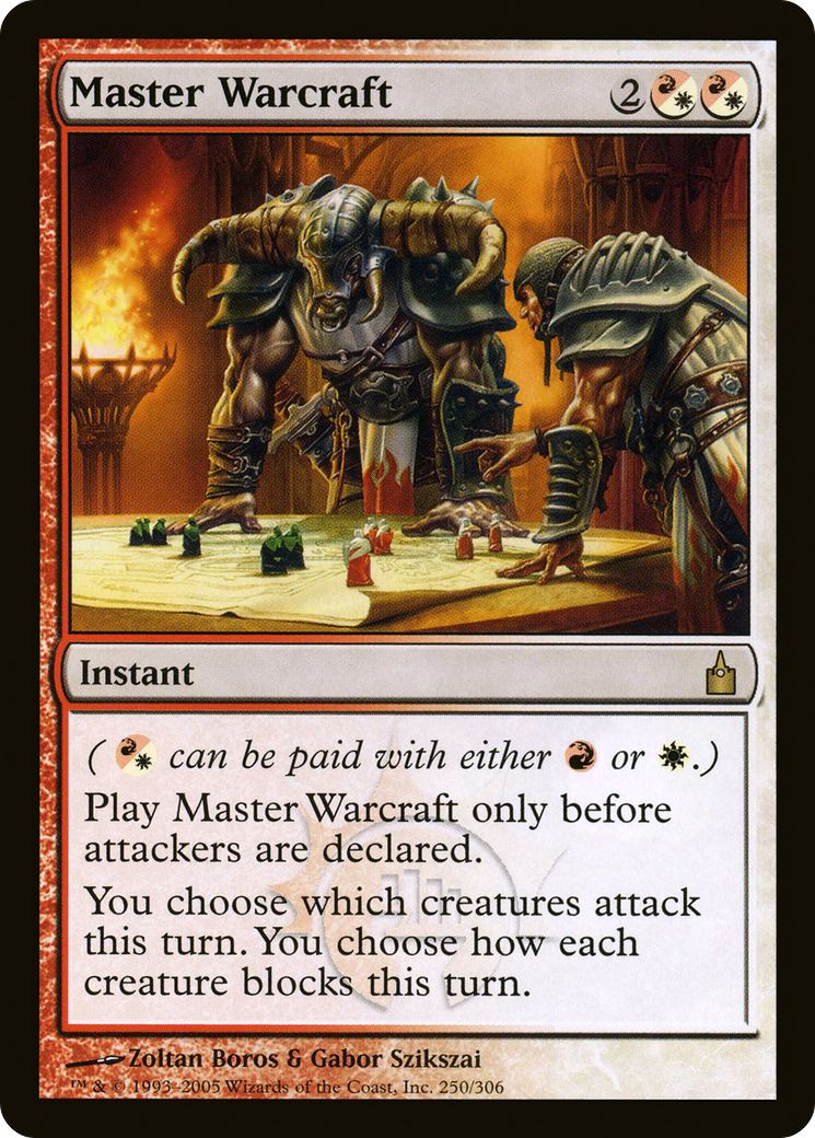 Image of Master Warcraft (RAV-250) - Ravnica: City of Guilds Foil