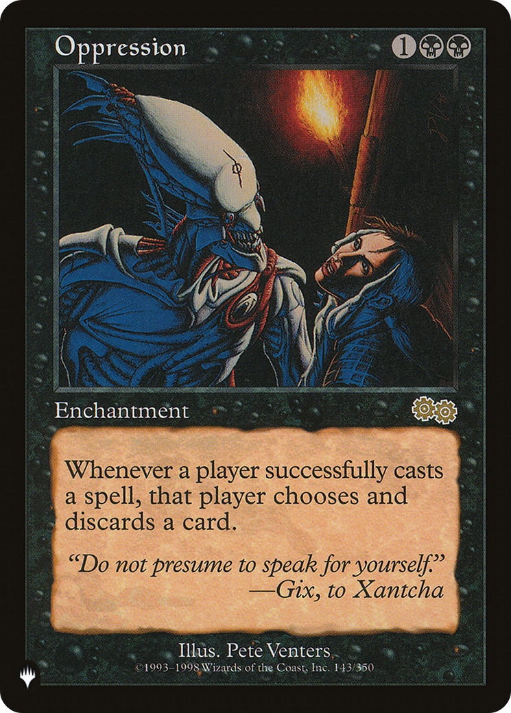 Image of Oppression (LIST-USG-143) - The List