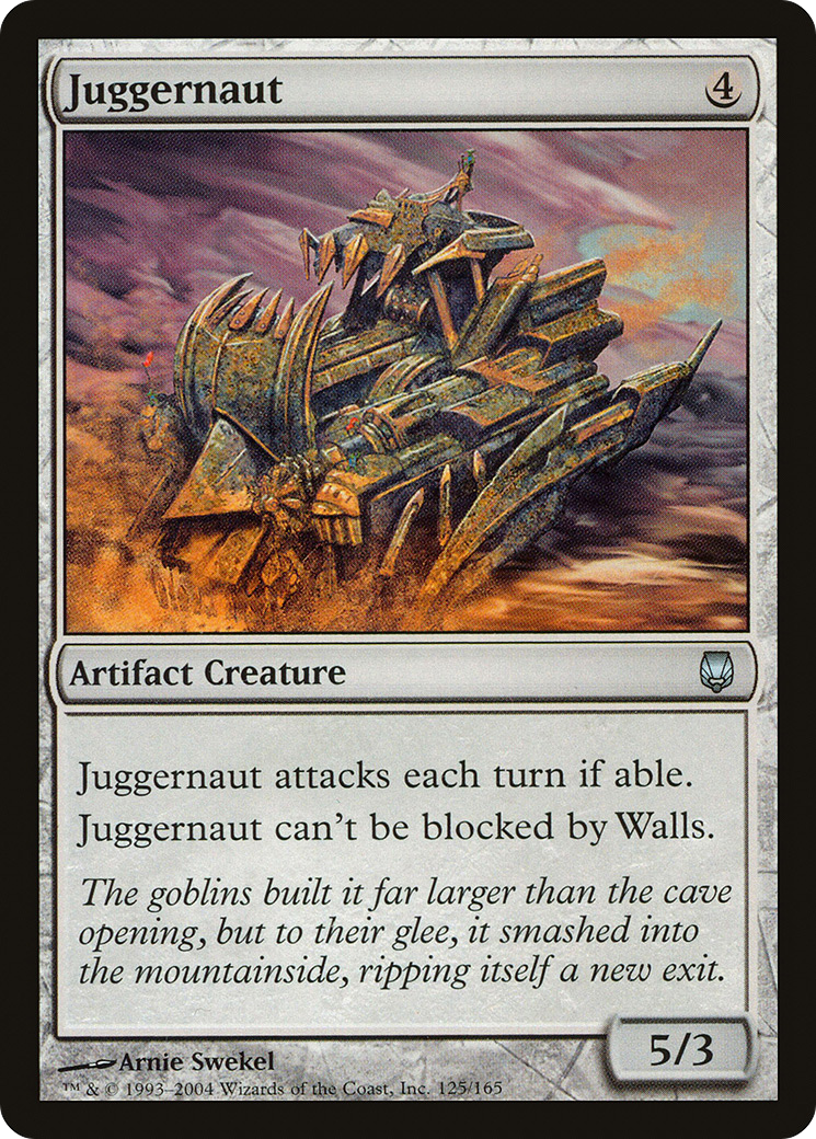 Image of Juggernaut (DST-125) - Darksteel Foil
