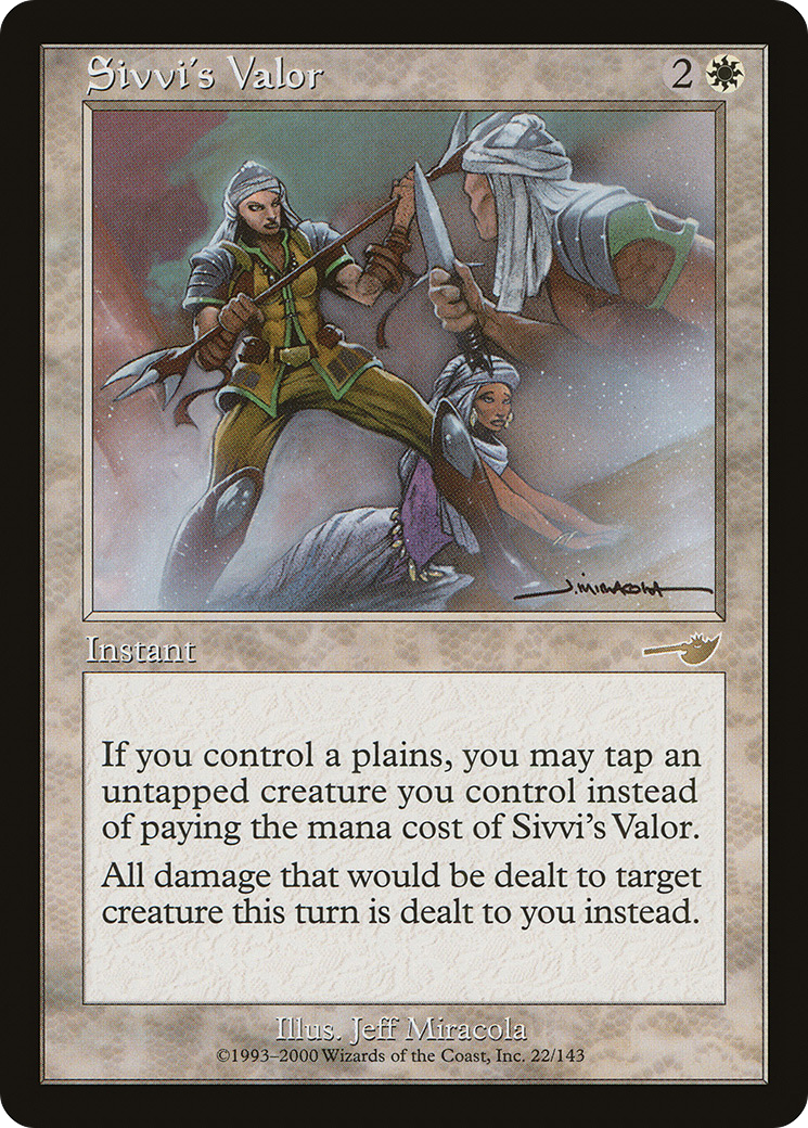 Image of Sivvi's Valor (NMS-022) - Nemesis Foil