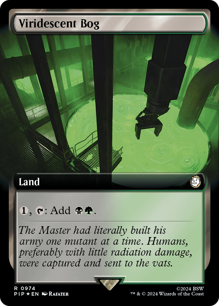 Image of Viridescent Bog (Extended Art) (Surge Foil) (PIP-974) - Fallout: (Extended Art) Foil
