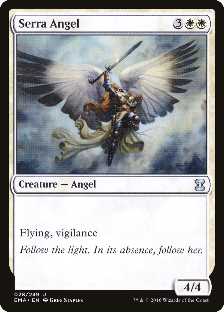 Image of Serra Angel (EMA-028) - Eternal Masters