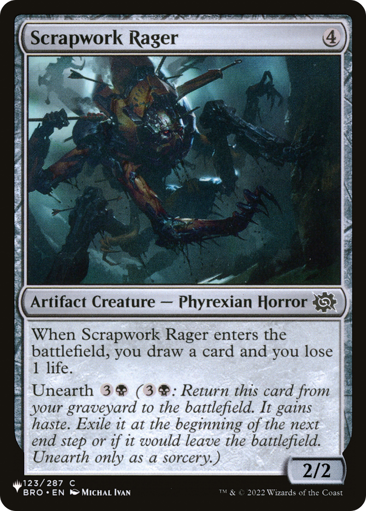 Image of Scrapwork Rager (LIST-BRO-123) - The List