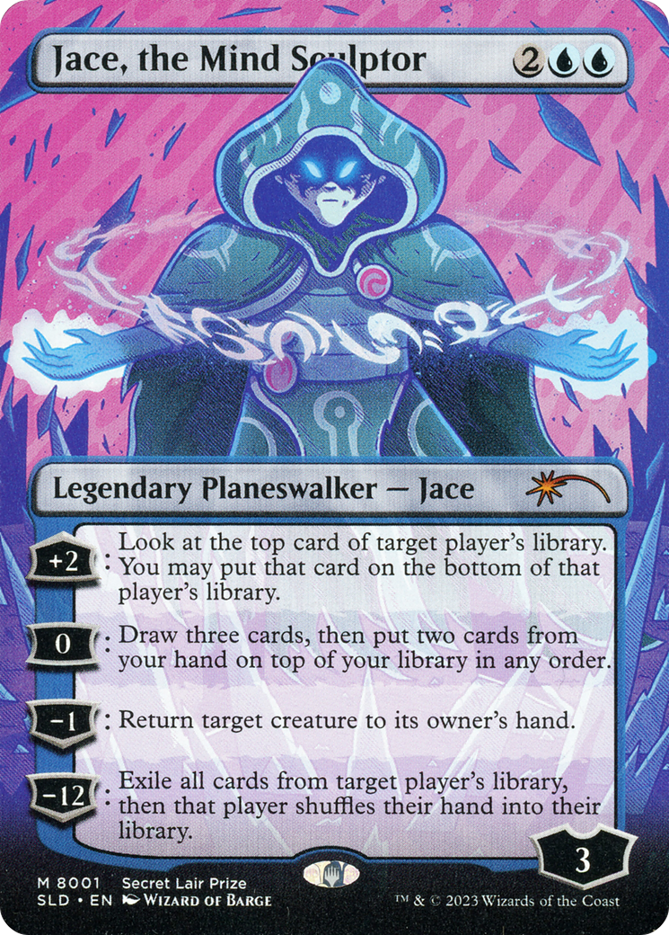 Image of Jace, the Mind Sculptor (SLP-8001) - Secret Lair Drop (Borderless)