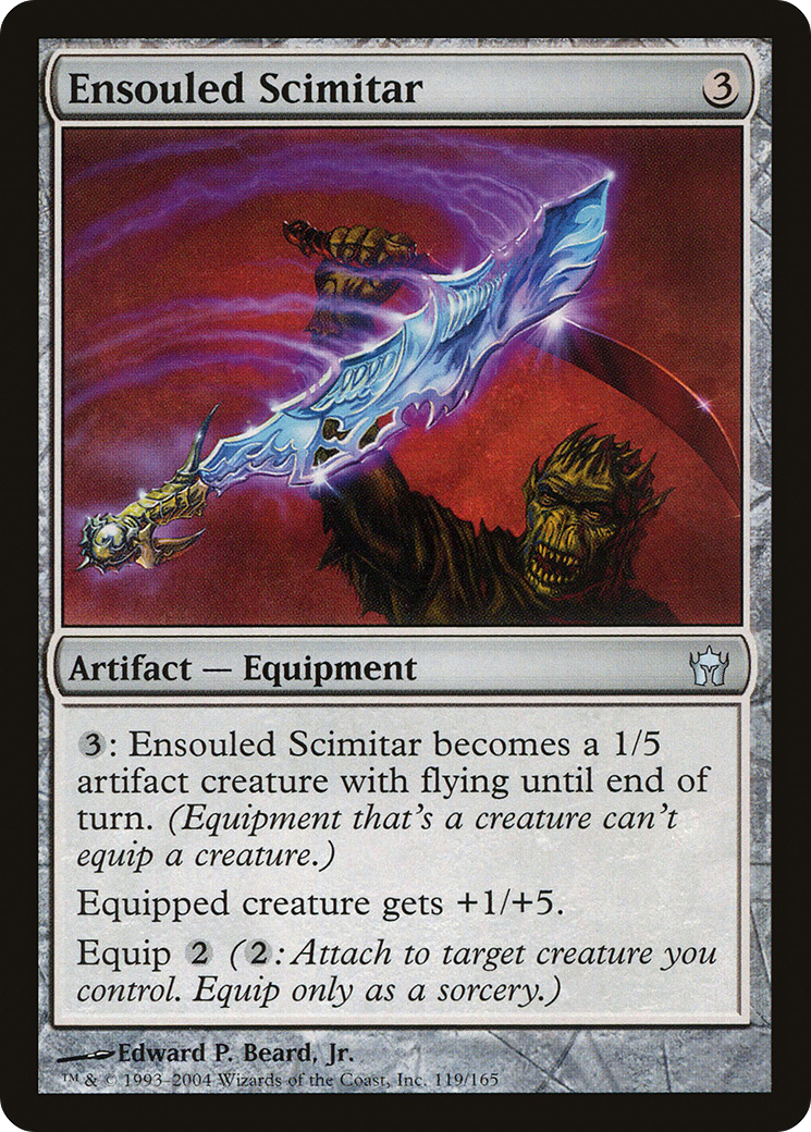 Image of Ensouled Scimitar (5DN-119) - Fifth Dawn Foil