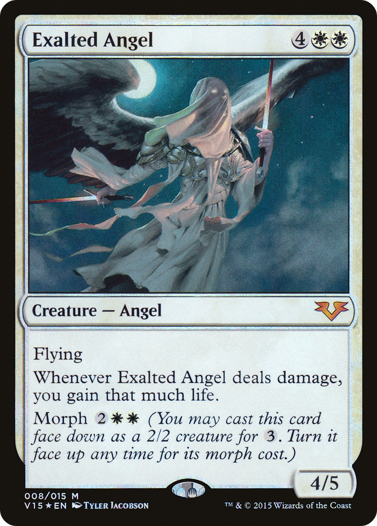 Image of Exalted Angel (V15-008) - From the Vault: Angels Foil