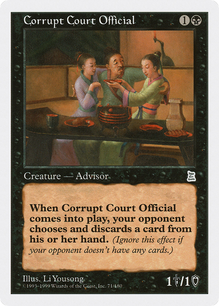 Image of Corrupt Court Official (PTK-071) - Portal Three Kingdoms