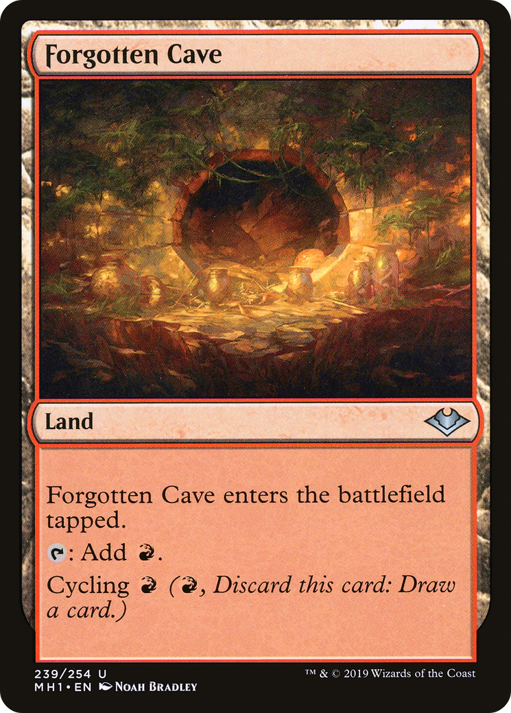 Image of Forgotten Cave (MH1-239) - Modern Horizons Foil