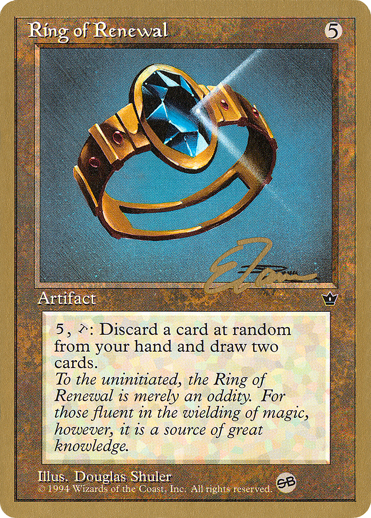 Image of Ring of Renewal - 1996 Eric Tam (FEM) (SB) (WCD-) - Pro Tour Collector Set