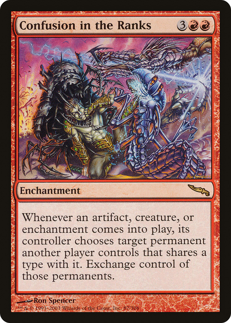 Image of Confusion in the Ranks (MRD-087) - Mirrodin Foil
