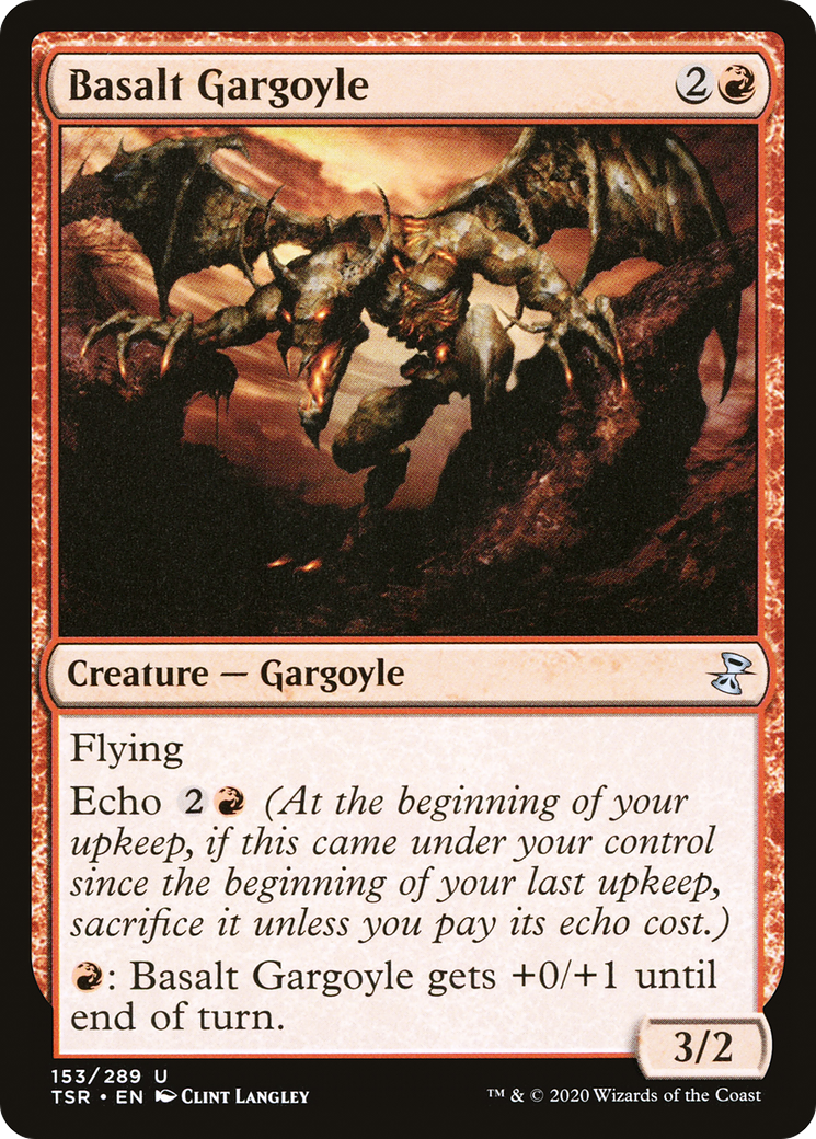 Image of Basalt Gargoyle (TSR-153) - Time Spiral Remastered Foil