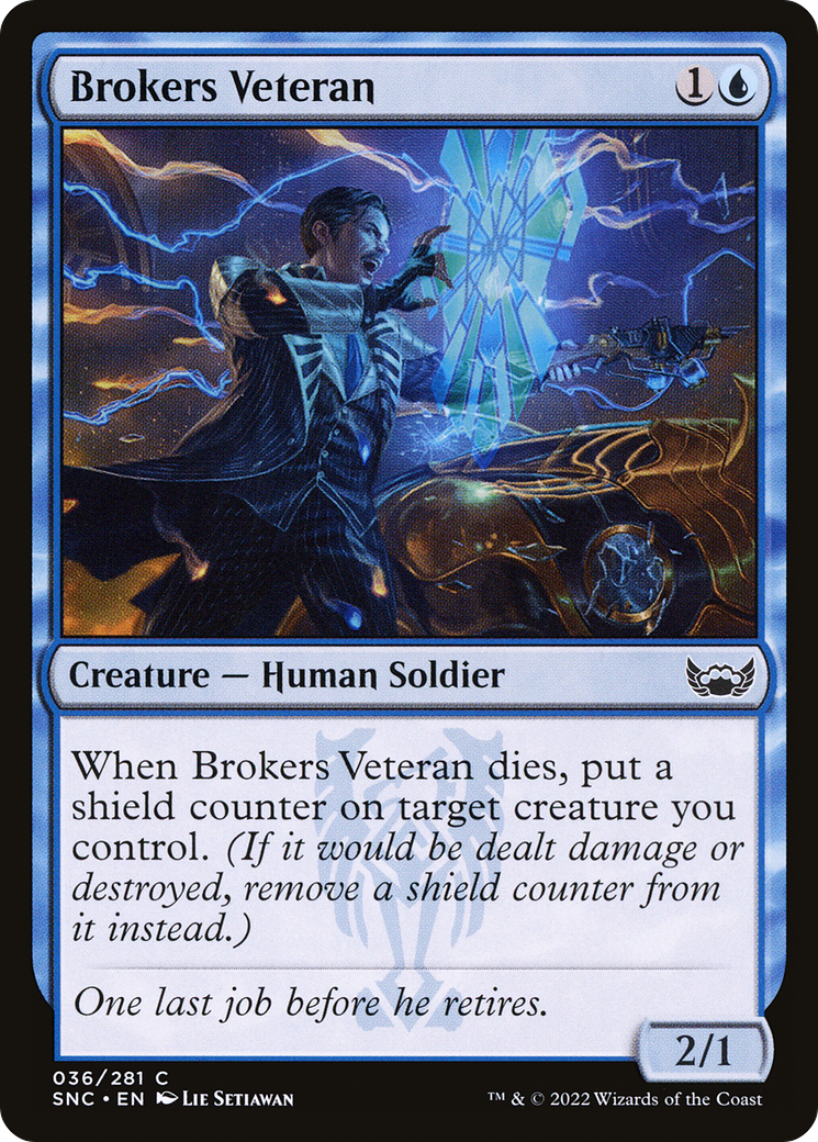 Image of Brokers Veteran (SNC-036) - Streets of New Capenna Foil