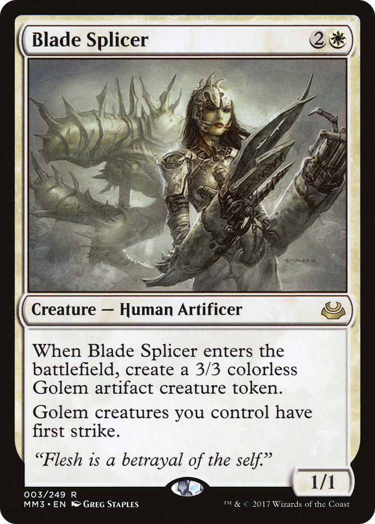 Image of Blade Splicer (MM3-003) - Modern Masters 2017 Foil