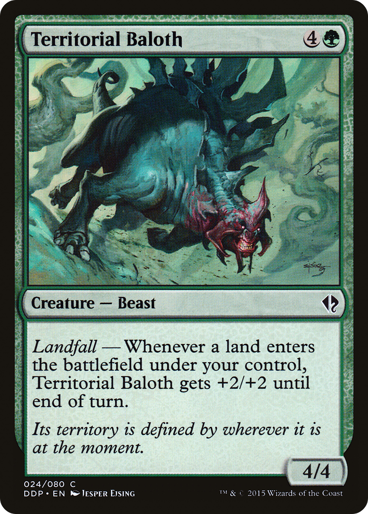 Image of Territorial Baloth (DDP-024) - Duel Decks: Zendikar vs. Eldrazi