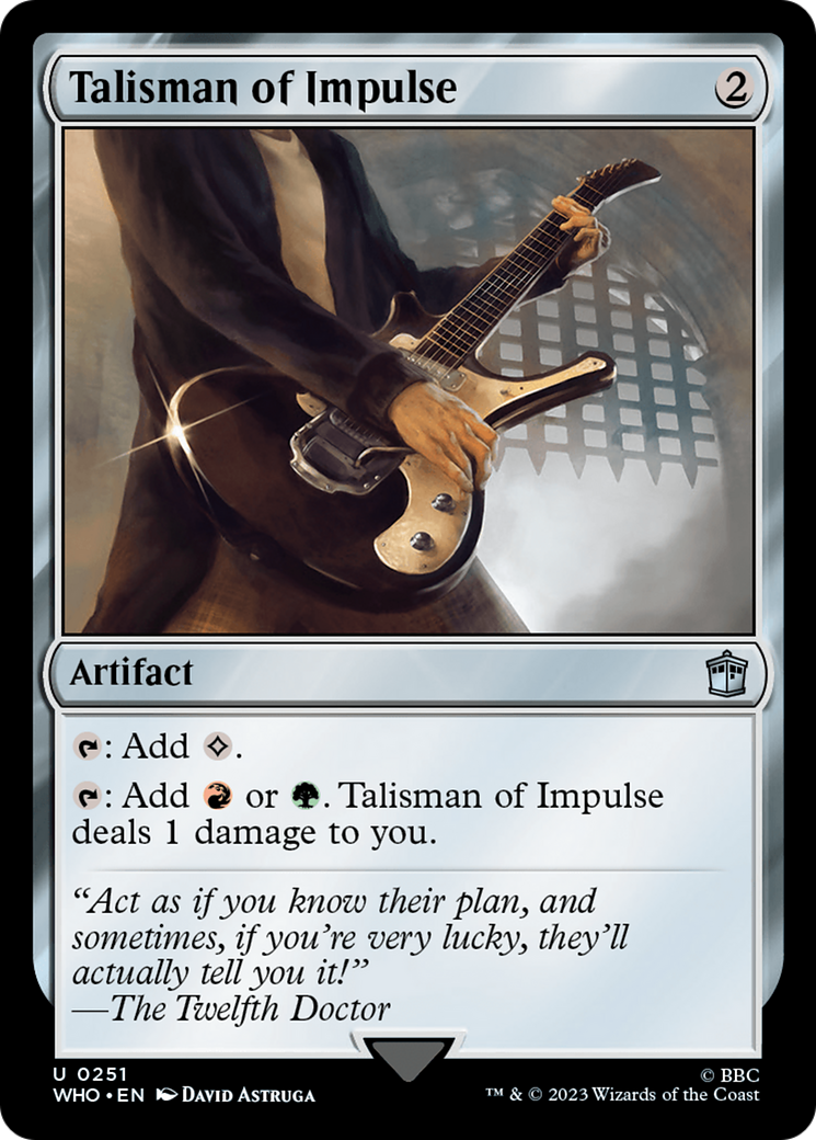 Image of Talisman of Impulse (WHO-251) - Doctor Who Foil