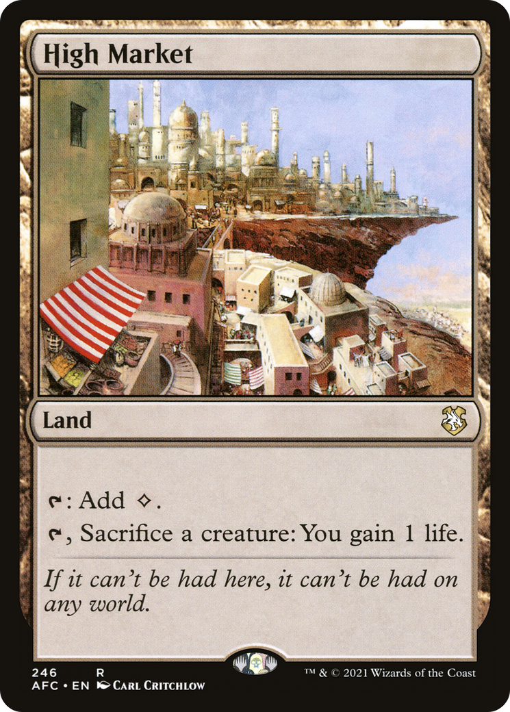 Image of High Market (AFC-246) - Forgotten Realms Commander
