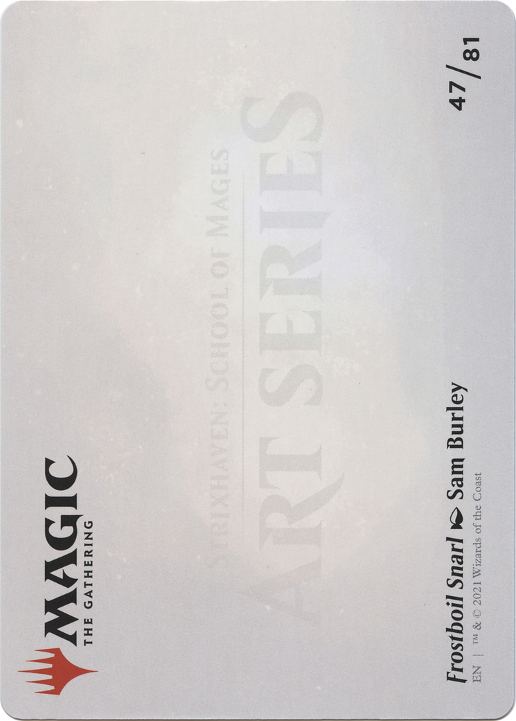 Image of Frostboil Snarl // Frostboil Snarl (ASTX-047) - Strixhaven Art Series (Borderless)