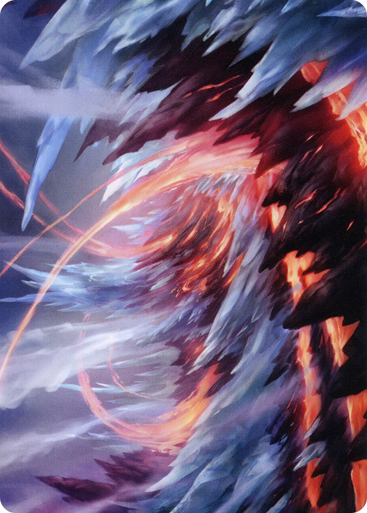 Image of Frostboil Snarl // Frostboil Snarl (ASTX-047) - Strixhaven Art Series (Borderless) Foil