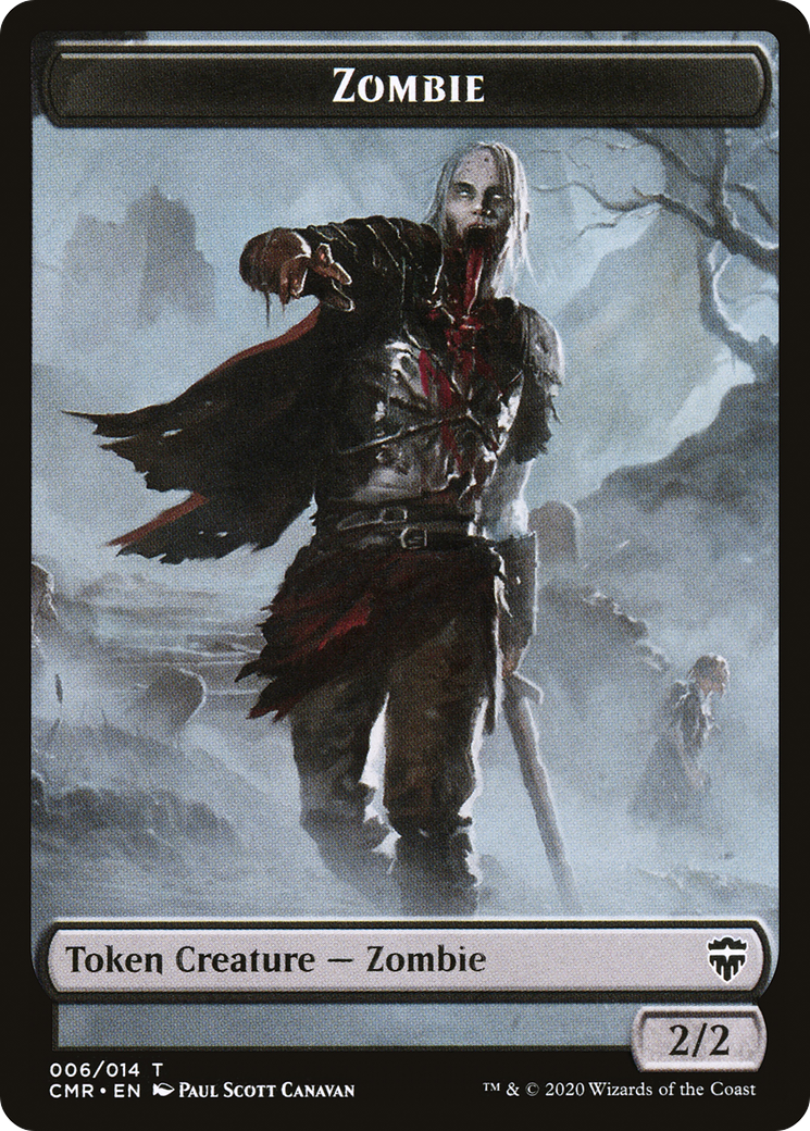 Image of Zombie Token (CMR-006) - Commander Legends Tokens