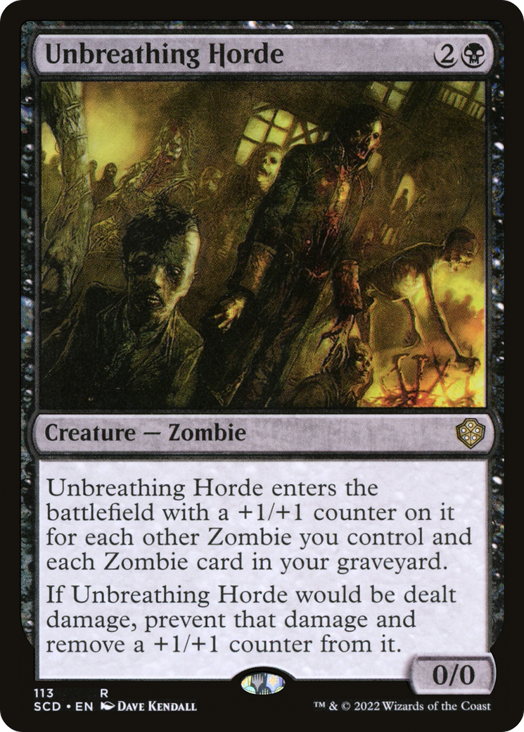 Image of Unbreathing Horde (SCD-113) - Starter Commander Decks