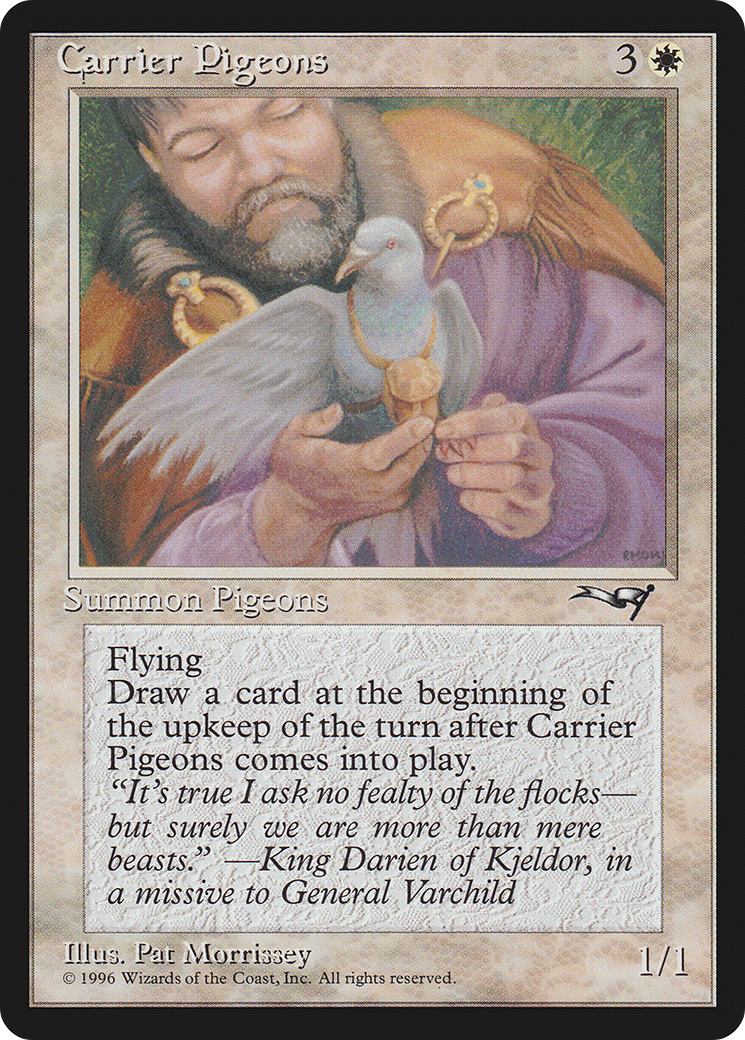 Image of Carrier Pigeons (Hand) (ALL-126) - Alliances