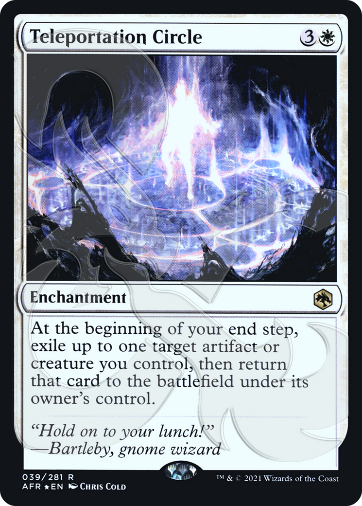 Image of Teleportation Circle (AFR&-039) - Adventures in the Forgotten Realms Promos Foil
