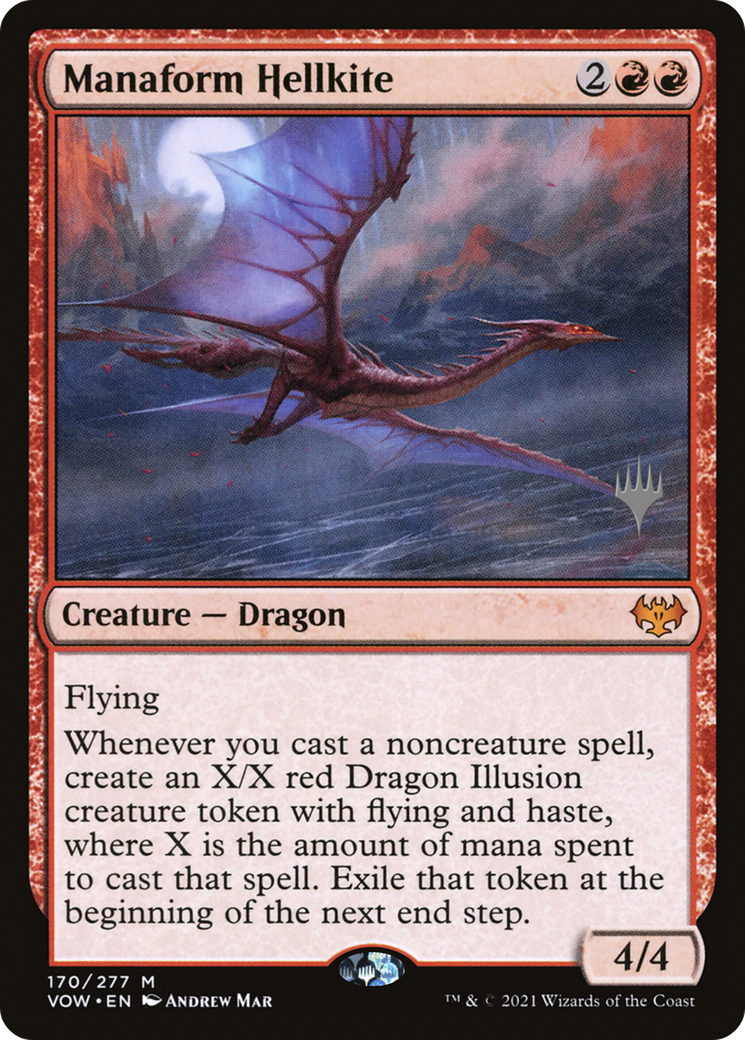 Image of Manaform Hellkite (PPNEO-170P) - Innistrad: Crimson Vow Promos
