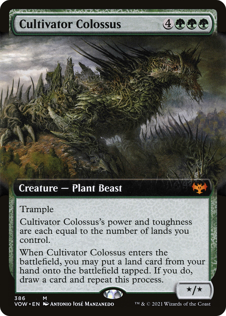 Image of Cultivator Colossus (Extended Art) (VOW-386) - Innistrad: Crimson Vow: (Extended Art) Foil