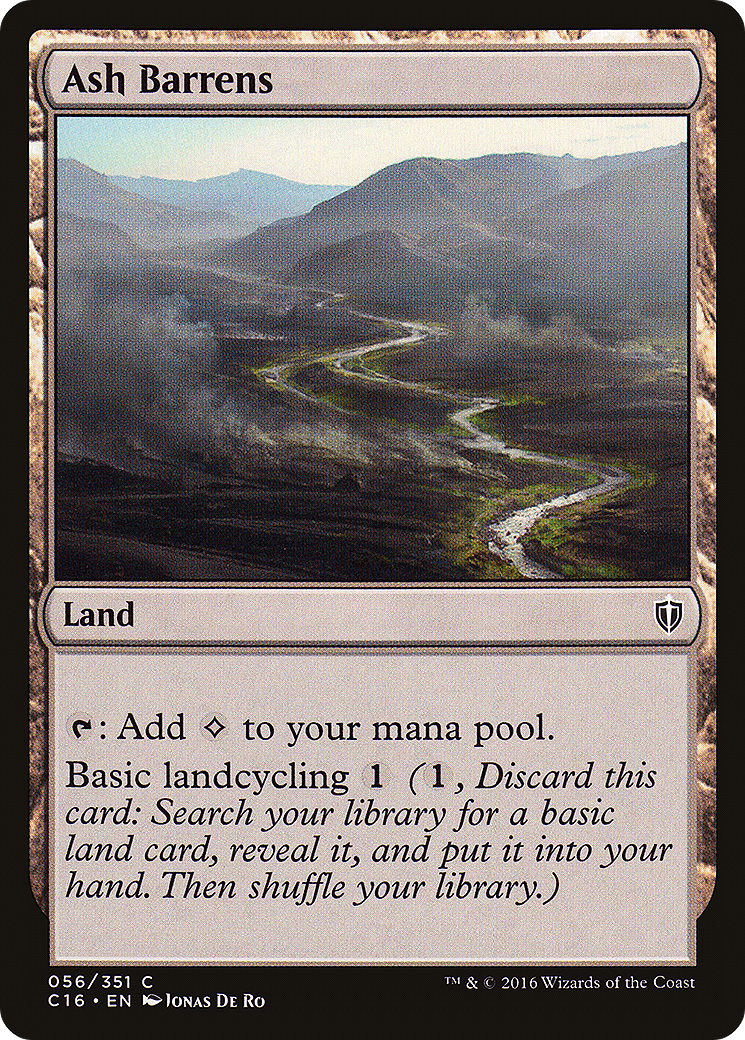 Image of Ash Barrens (C16-056) - Commander 2016