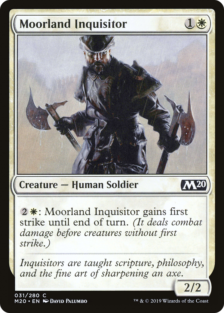Image of Moorland Inquisitor (M20-031) - Core Set 2020