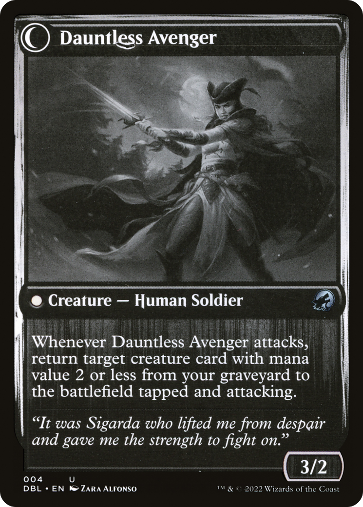 Image of Bereaved Survivor (DBL-004) - Innistrad: Double Feature: (Double Faced Transform) Foil