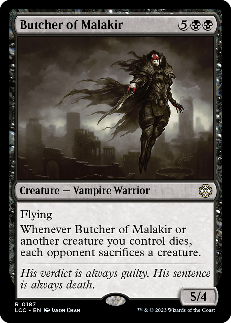 Image of Butcher of Malakir (LCC-187) - The Lost Caverns of Ixalan Commander