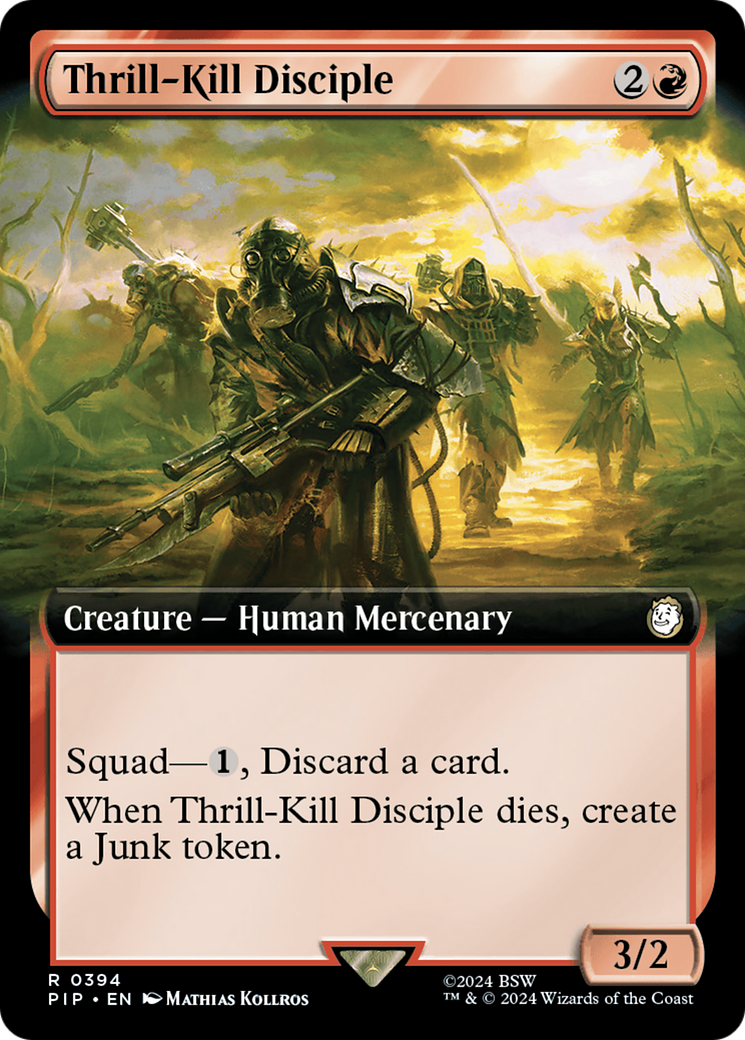 Image of Thrill-Kill Disciple (Extended Art) (PIP-394) - Fallout: (Extended Art) Foil