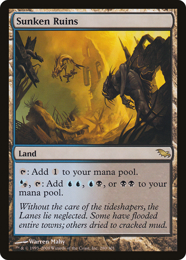 Image of Sunken Ruins (SHM-280) - Shadowmoor Foil