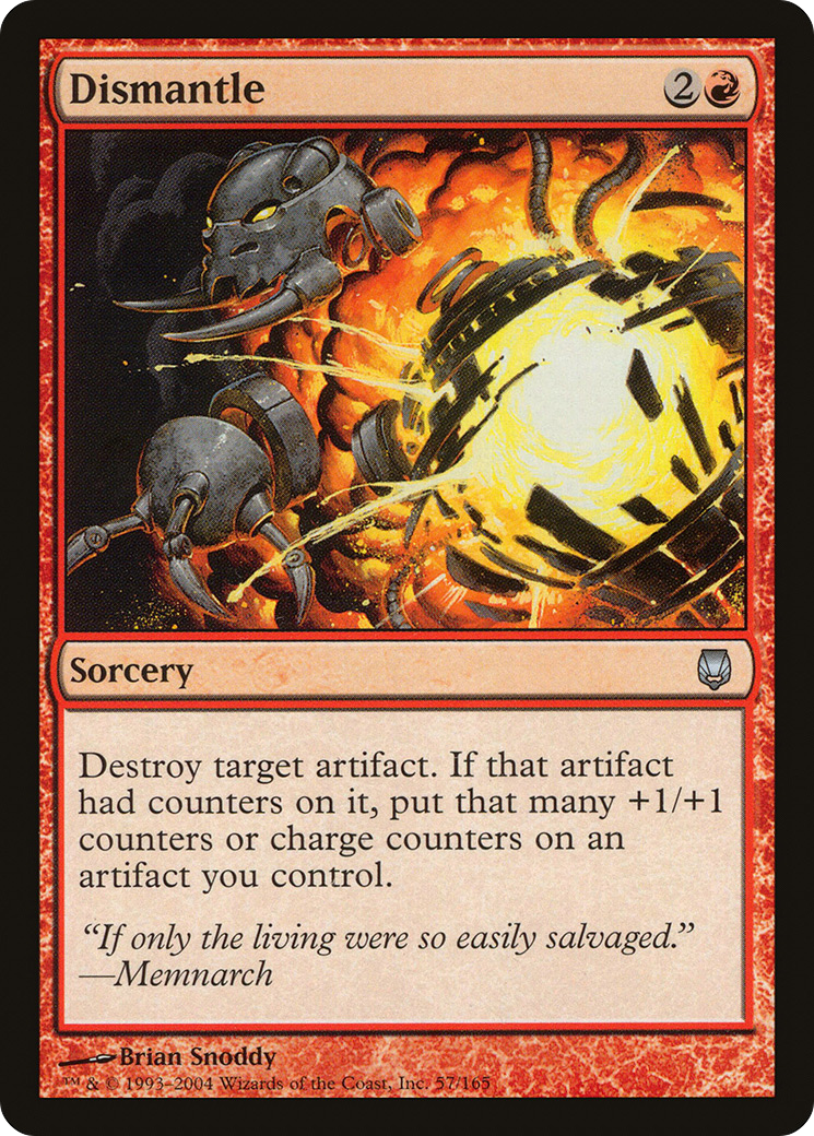 Image of Dismantle (DST-057) - Darksteel Foil