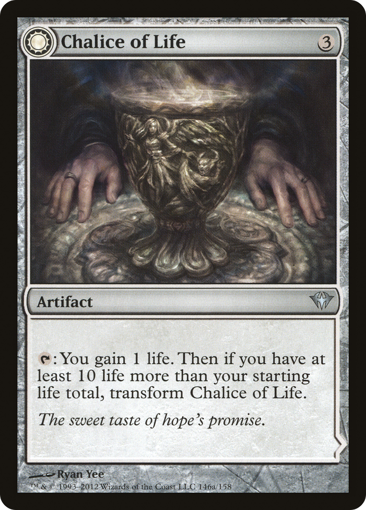 Image of Chalice of Life (DKA-146) - Dark Ascension: (Double Faced Transform) Foil