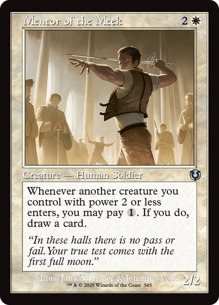 Image of Mentor of the Meek (Retro Frame) (INR-345) - Innistrad Remastered