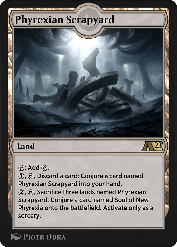 Image of Phyrexian Scrapyard (YONE-030) - Alchemy: Phyrexia