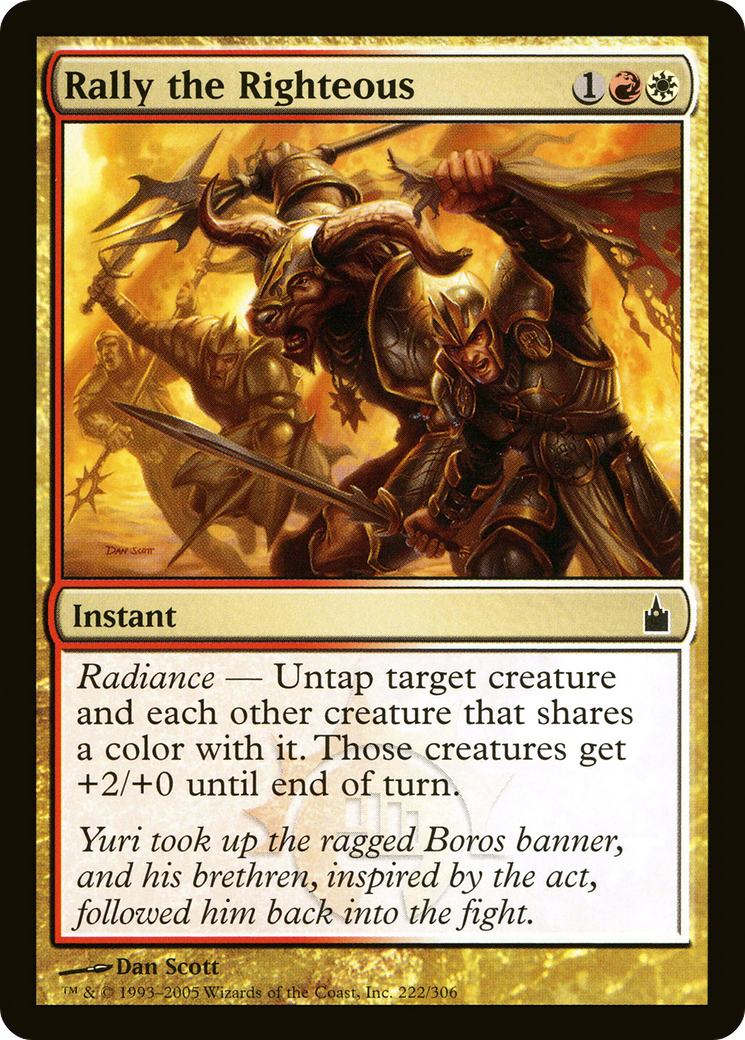 Image of Rally the Righteous (RAV-222) - Ravnica: City of Guilds