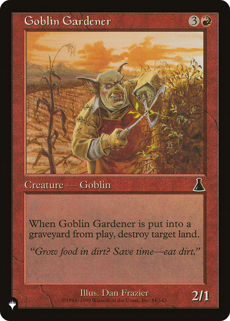 Image of Goblin Gardener (LIST-UDS-84) - The List