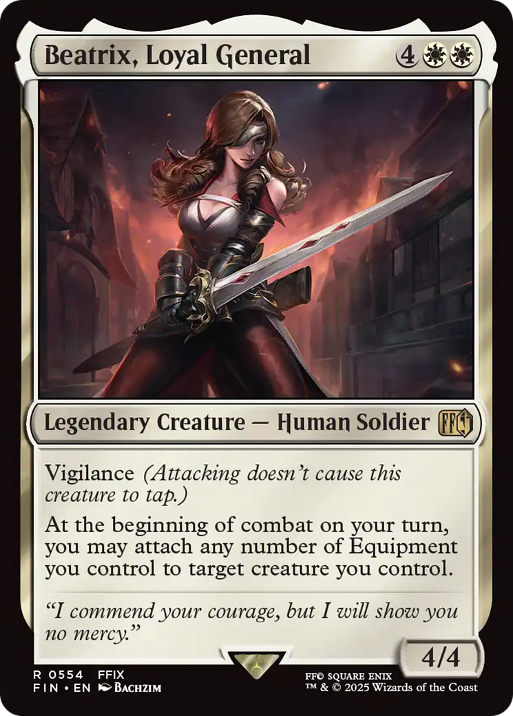 Image of Beatrix, Loyal General (FIN-554) - FINAL FANTASY