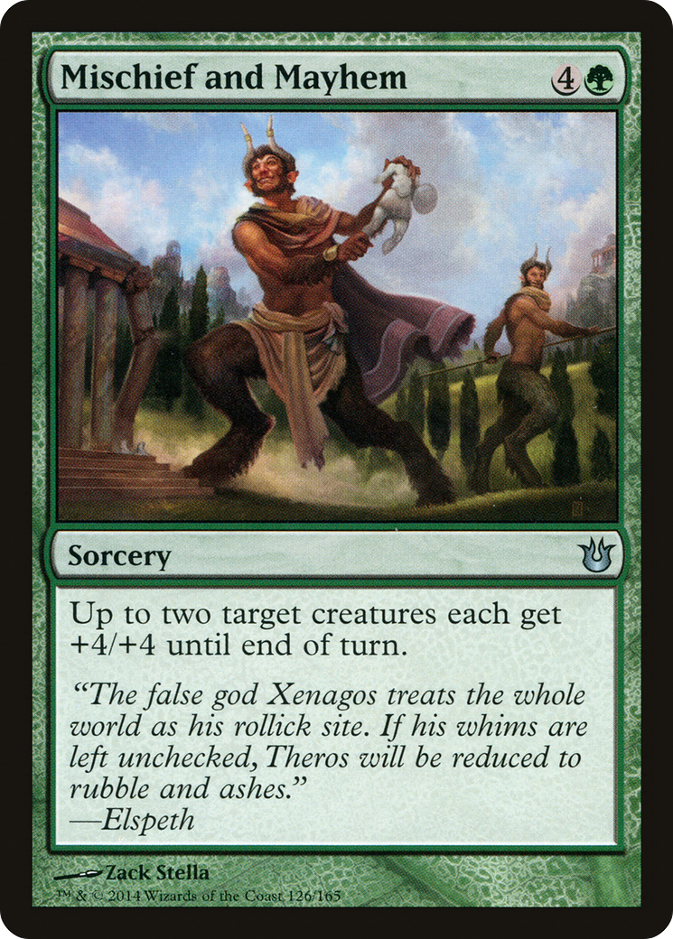 Image of Mischief and Mayhem (BNG-126) - Born of the Gods Foil